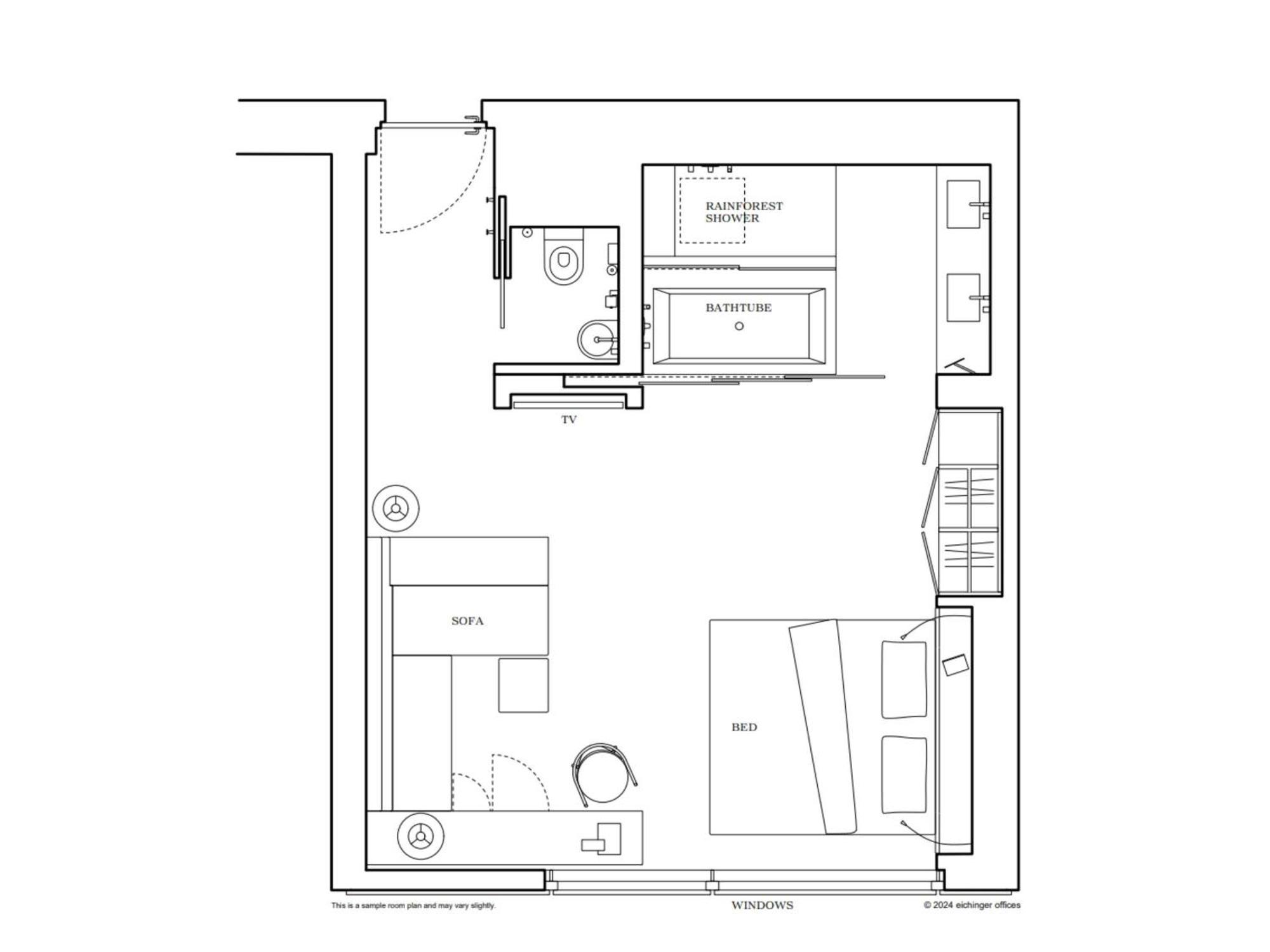 Executive – Cathedral View, 1 king bed or 2 single beds
