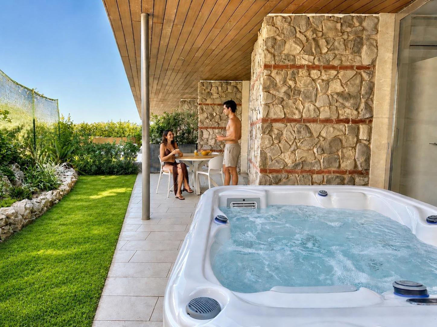 Apartamento Deluxe de 1 dormitorio con vistas al jardín